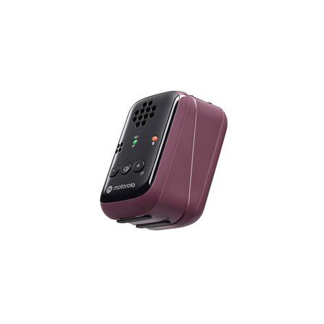 Elektroniczna niania podróżna Motorola Travel Audio PIP12 w kolorze bordowym - 4